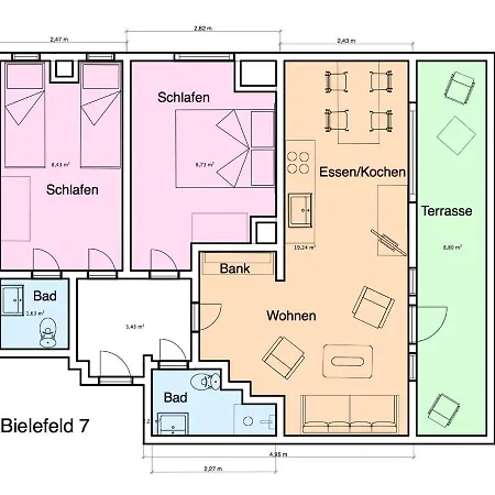 Apartamento Bielefeld 7 Norderney